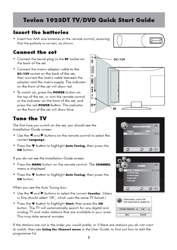 LCD TV Quick Start Guide