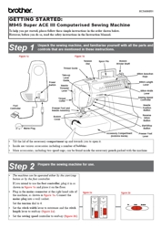 Sewing machine Getting Started Guide